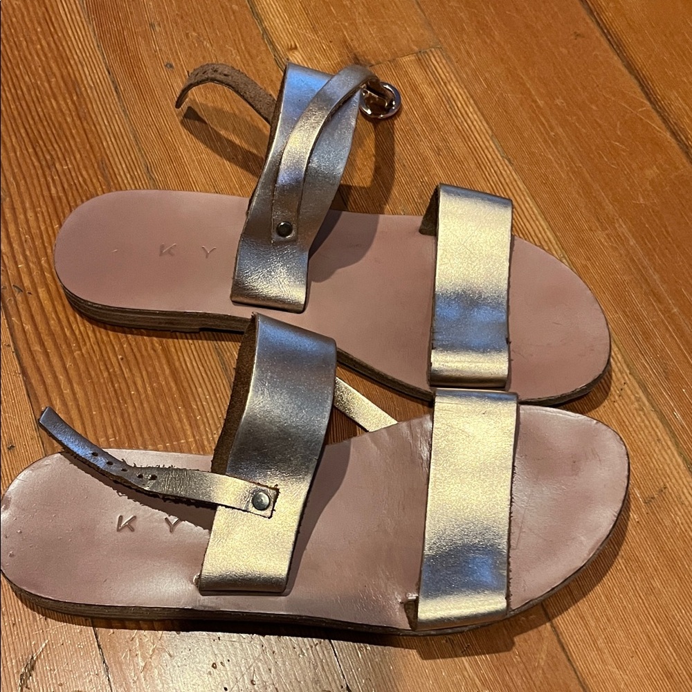 Kyma Rose Gold Sandals